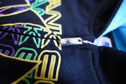 YANKEE ZIP HOODIE SORT M