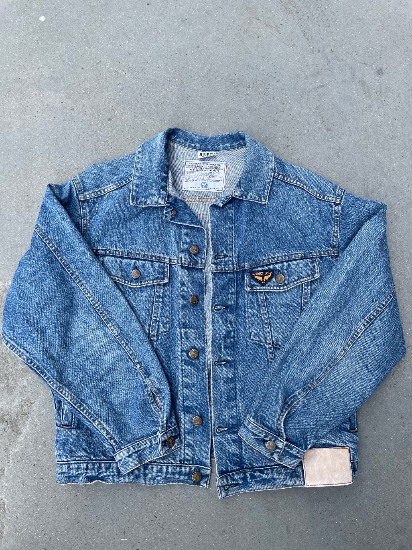 AVIREX DENIM JAKKE M