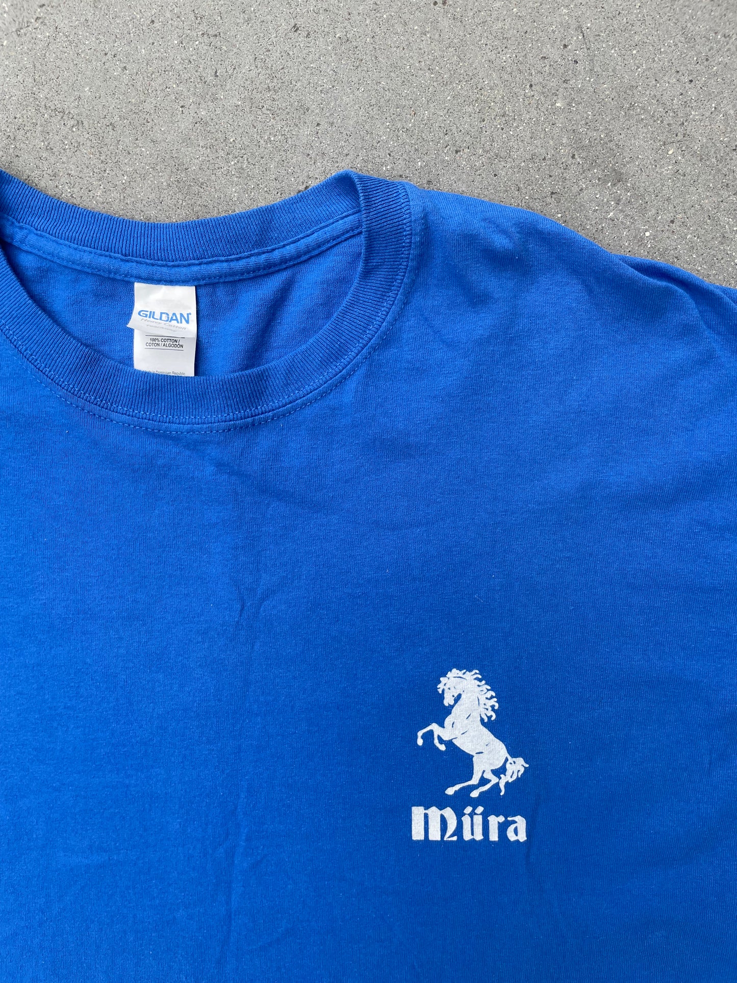 BLÅ VINTAGE T-SHIRT XL