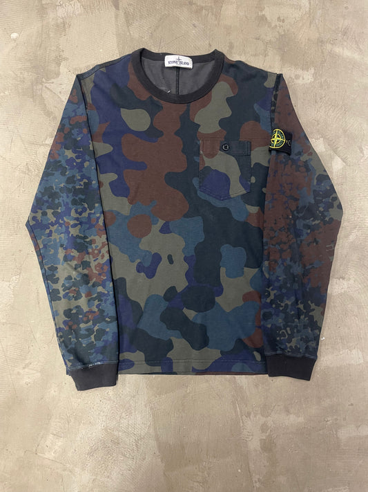 STONE ISLAND CAMO LONGSLEEVE L
