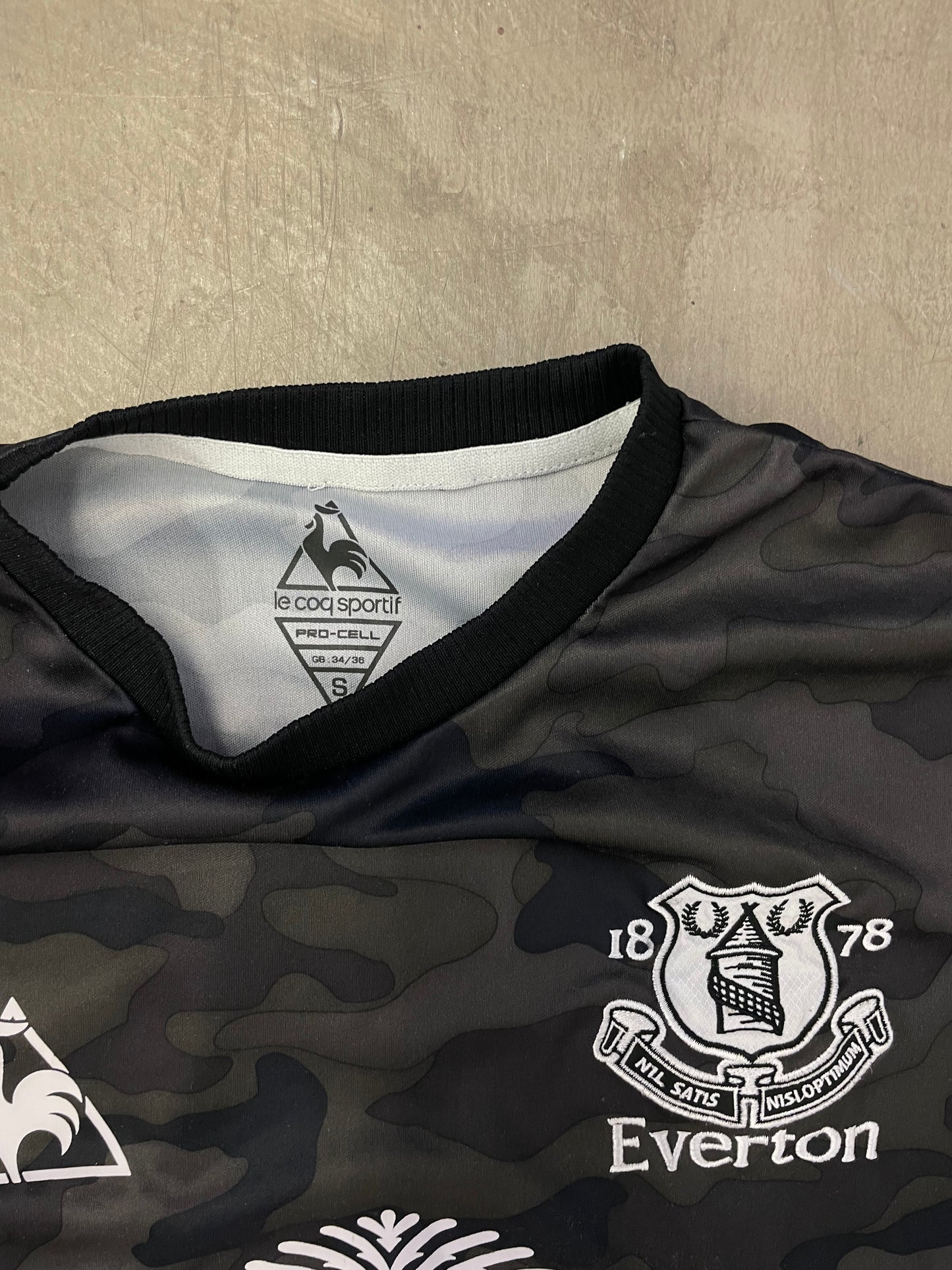 EVERTON CAMO LONGSLEEVE S