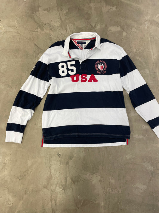 LANGÆRMET TOMMY HILFIGER POLO XL