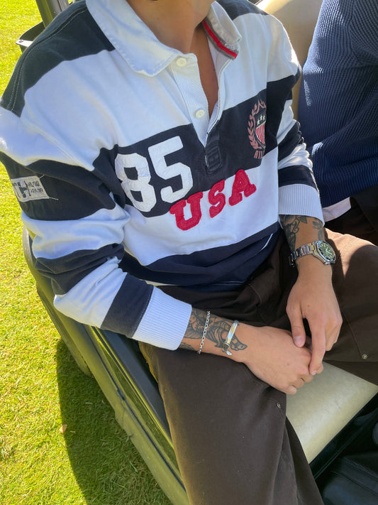 LANGÆRMET TOMMY HILFIGER POLO XL