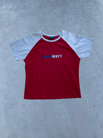 BABY TEE MISS SIXTY RØD XL