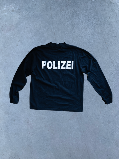 KANYE WEST ''POLIZEI'' LONGSLEEVE SORT XS