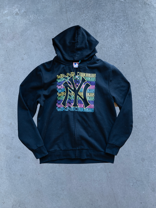 YANKEE ZIP HOODIE SORT M